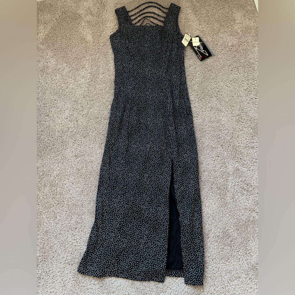 Filene's Extreme A Line Dress With Slit 11/12